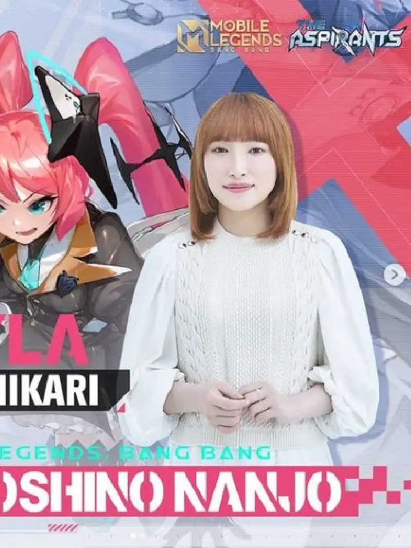 Yoshino Nanjo, pengisi suara di Mobile Legend (Foto: Instagram/@mobilelegendsgame)