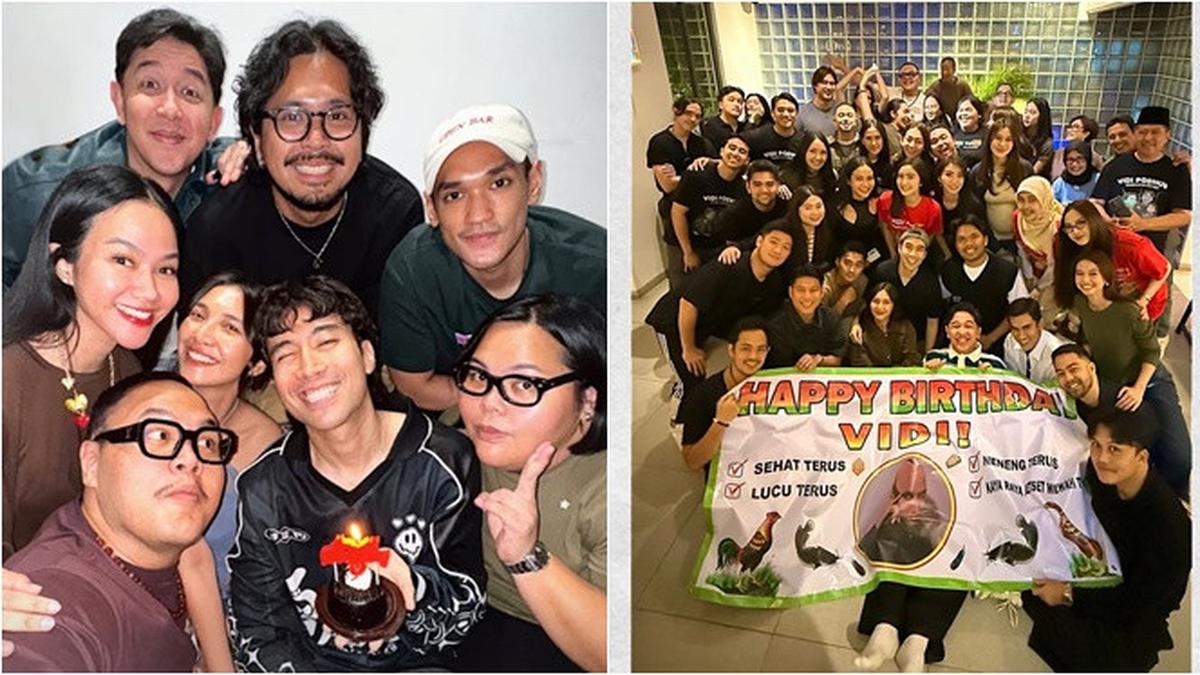 7 Potret Ultah Vidi Aldiano ke-35, Dapat Kejutan dari Sheila Dara dan Sahabat