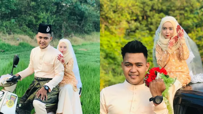 Viral Sempat Dikira Nikahi Bocah, Kisah Cinta Pasangan Ini Bikin Haru