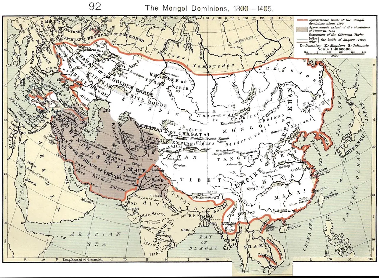 Kekaisaran Mongolia (Wikimedia Commons)