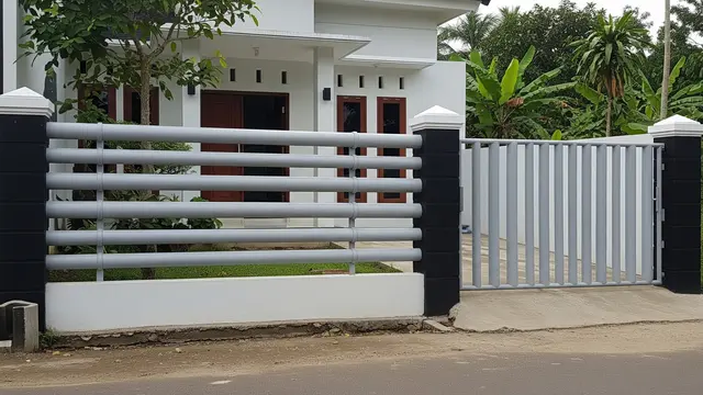 Pagar Rumah dari Pipa PVC