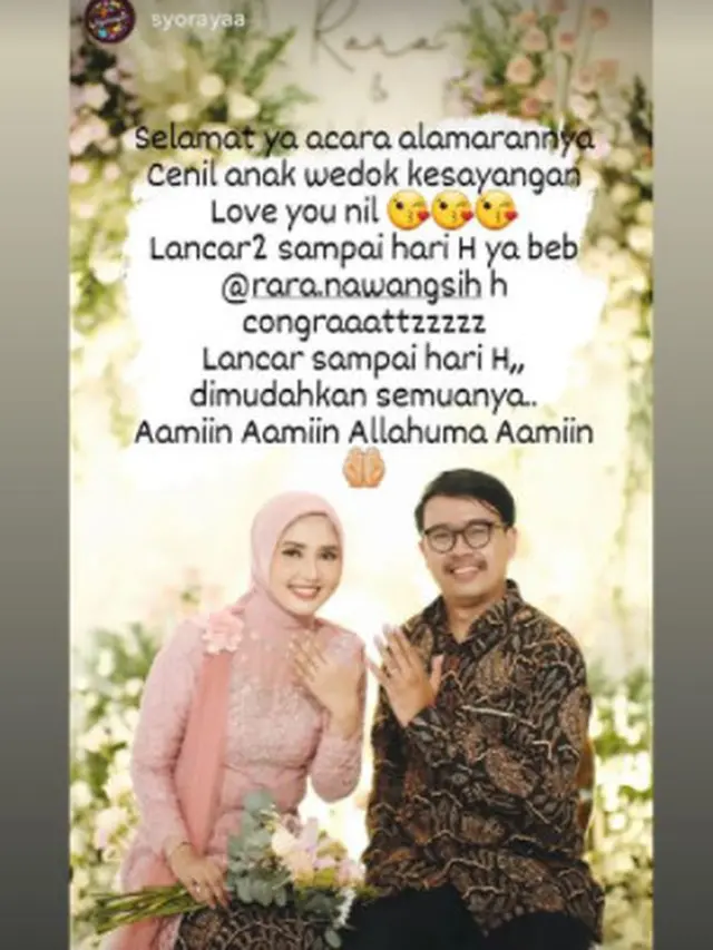 6 Momen Rara Nawangsih Pemain 'Ikatan Cinta' Dilamar Anggota DPRD