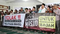 Jemaah Ahmadiyah menggelar doa bersama untuk pemilu damai. (Liputan6.com/Istimewa)