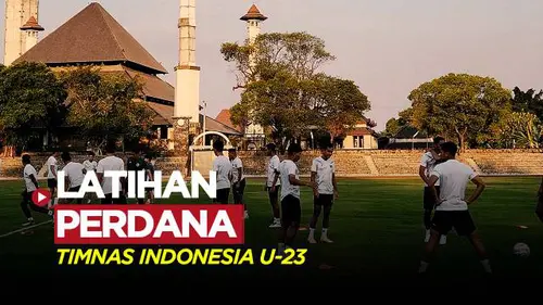 VIDEO: Tanpa Shin Tae-yong, Timnas Indonesia U-23 Gelar Latihan Perdana Jelang Kualifikasi Piala Asia U-23