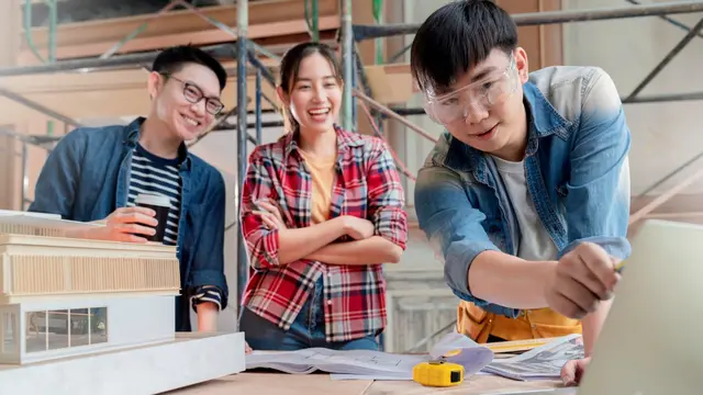 Ilustrasi rekan, teman kerja