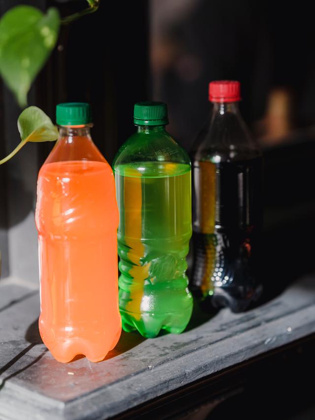 Ilustrasi minuman bergula dalam kemasan (MBDK) atau minuman manis