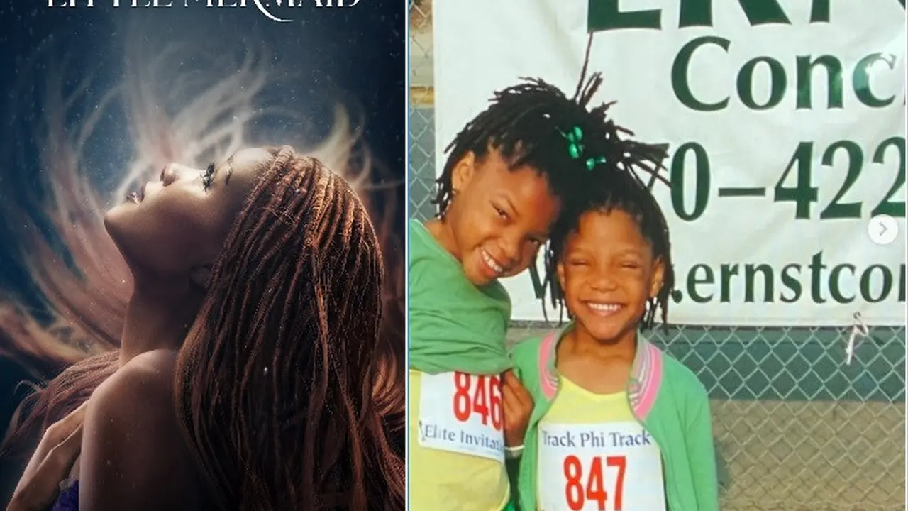 Potret transformasi Halle Bailey si Ariel Putri Duyung dalam The Little Mermaid 2023 (Foto: Instagram hallebailey)