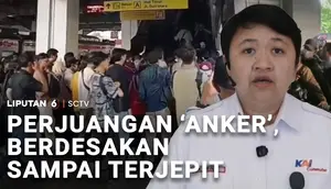 Perjuangan 'Anker', Berdesakan Sampai Terjepit