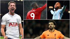 Berikut ini top scorer sementara Premier League musim 2017/2018 hingga pekan ke-19. Hattrick Harry Kane ke gawang Burnley FC membuatnya kembali bersaing dengan Mohamed Salah yang sama-sama mengoleksi 15 gol. (Kolase foto-foto AP dan AFP)
