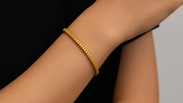 7 Model Gelang Tennis Emas 24 Karat 5 Gram Tanpa Batu Permata, Tampilan Ringan dan Tetap Stylish