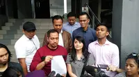 Tessa Kaunang Laporkan Sandy Tumiwa ke Polisi (Liputan6.com/ Sapto Purnomo)
