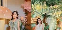 Intip potret cantik Claire Herbowo rayakan ulang tahun ke enam dengan tema Enchanted Forest (@shandyaulia)