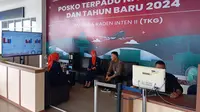 Posko terpadu Natal 2023 Bandara Raden Inten II. Foto (Humas Bandara Raden Inten II)