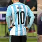 Pemandangan seorang bocah mengenakan kantung plastik dengan nomor punggung Lionel Messi membuat netizen terharu.