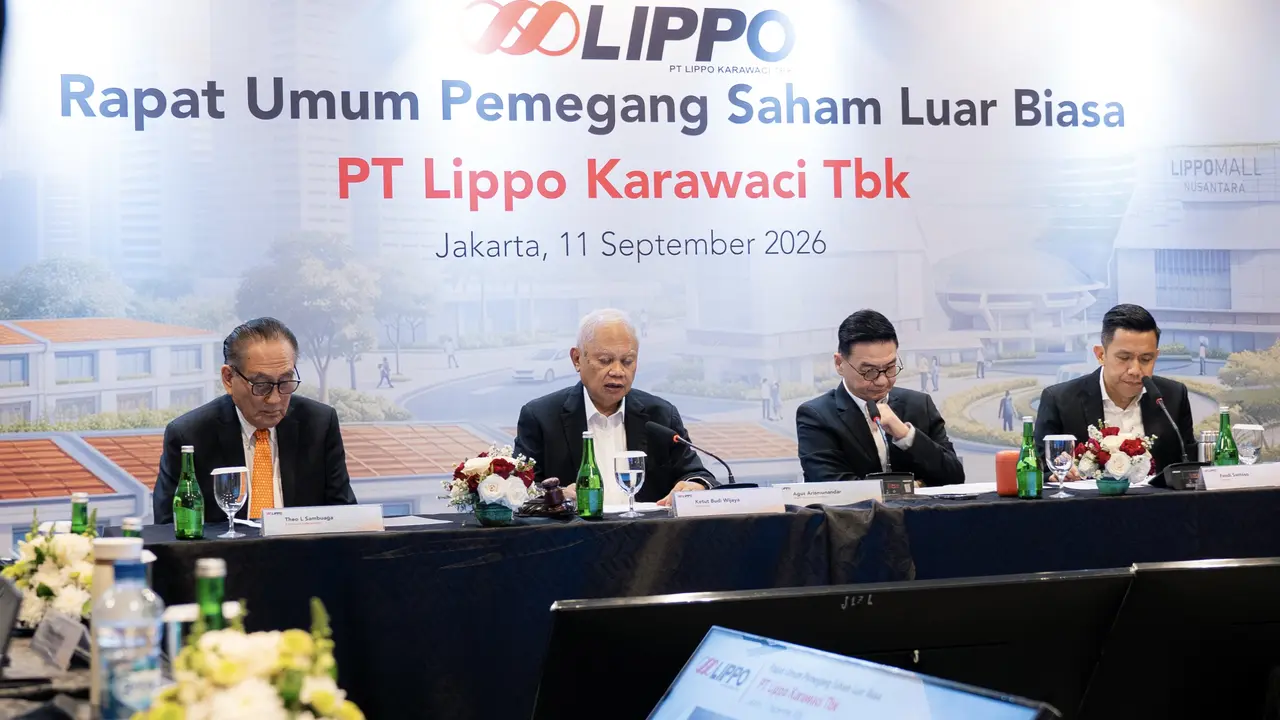 Rapat Umum Pemegang Saham Luar Biasa (RUPSLB) PT Lippo Karawaci Tbk (LPKR) pada Jumat (11/9/2026) di Hotel Aryaduta Menteng, Jakarta. (Dok LPKR)