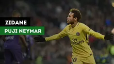 Pelatih Real Madrid, Zinedine Zidane memuji Neymar jelang laga 16 besar Liga Champions, Real Madrid Vs PSG.