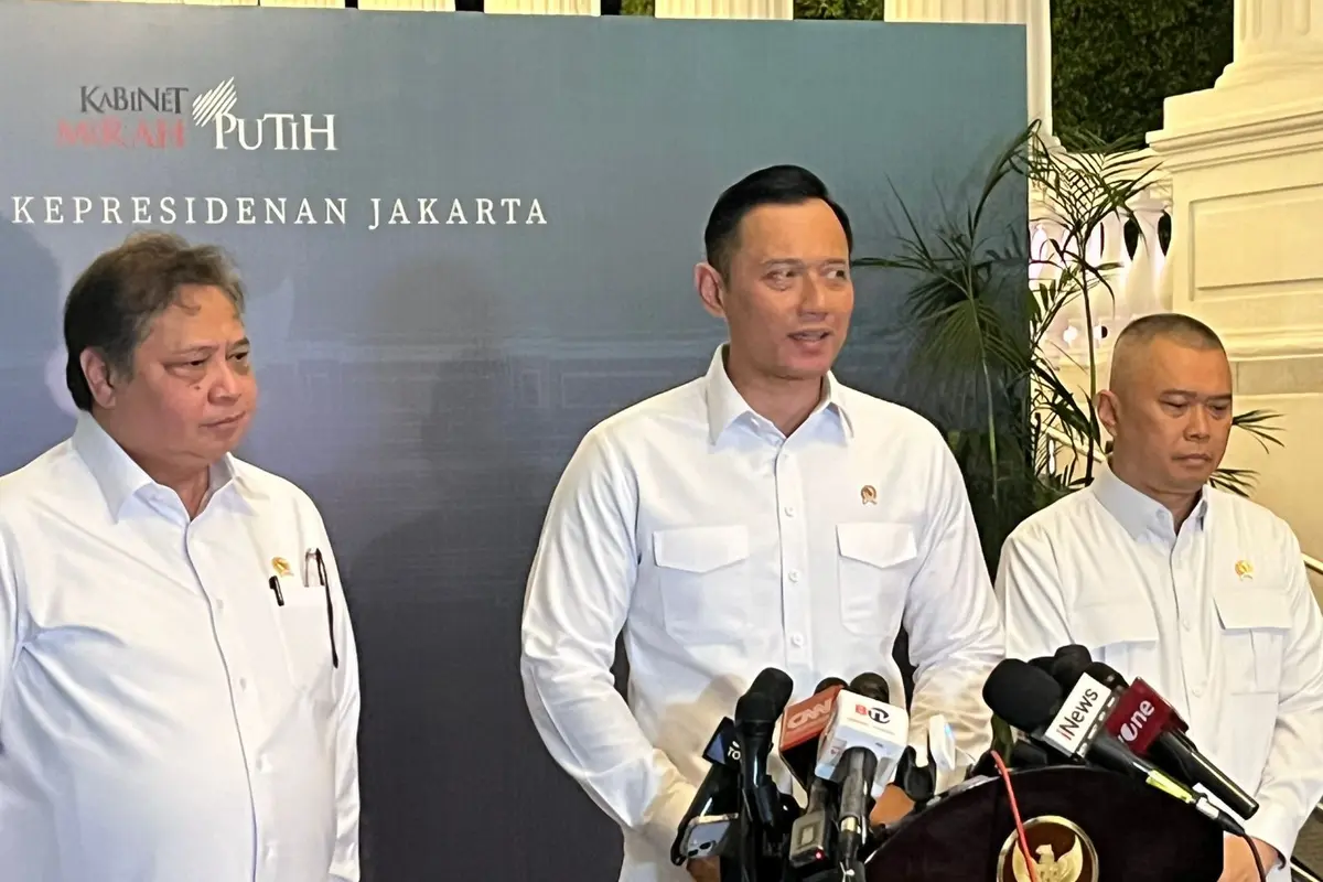 Menteri Koordinator Bidang Infrastruktur dan Pembangunan Wilayah, Agus Harimurti Yudhoyono (AHY)