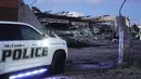 Layanan Cuaca Nasional telah mengeluarkan dua peringatan tornado untuk Chicago pada Rabu malam. Sirene tornado berbunyi memperingatkan orang-orang untuk mencari tempat berlindung. (AP Photo/Nam Y. Huh)