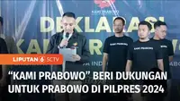 Komunitas Anak Muda Indonesia Prabowo atau KAMI Prabowo mendeklarasikan dukungan pada Ketua Umum Partai Gerindra, Prabowo Subianto, di Pilpres 2024.