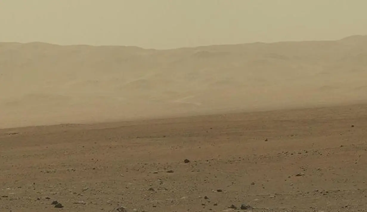 Kawah Gale, di mana "Curiosity" rover mendarat pada 5 Agustus 2012. (businessweek.com)