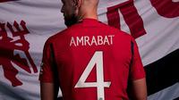 Sofyan Amrabat gunakan nomor punggung 4 bersama MU. (Manchester United)