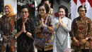 Foto kolase lima menteri perempuan yang masuk Kabinet indonesia Maju, mereka adalah Ida Fauziah, Sri Mulyani, Siti Nurbaya, Gusti Ayu Bintang Darmavati dan Retno Marsudi (kiri ke kanan). Kelimanya terpilih menjadi menteri pada Kabinet Indonesia Maju periode 2019-2024. (Liputan6.com/Angga Yuniar)