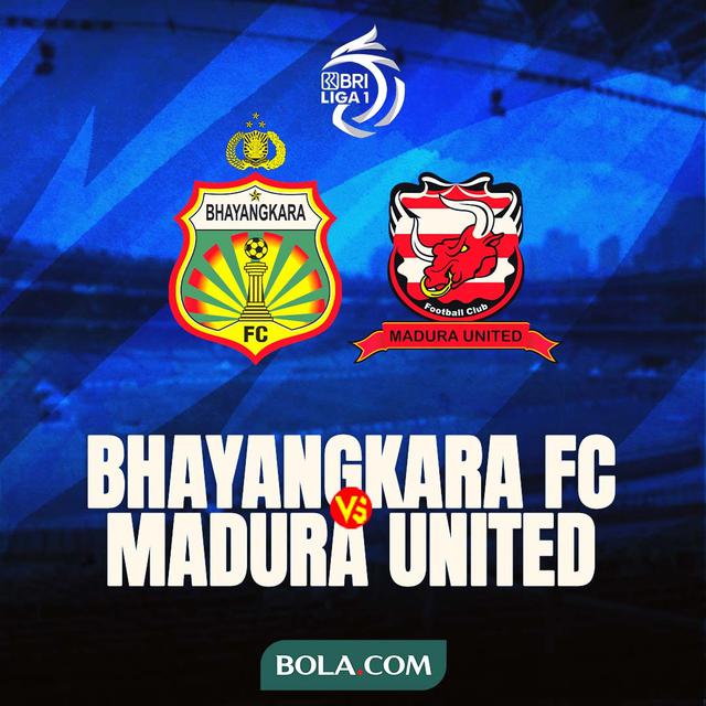 BRI Liga 1 - Bhayangkara FC Vs Madura United