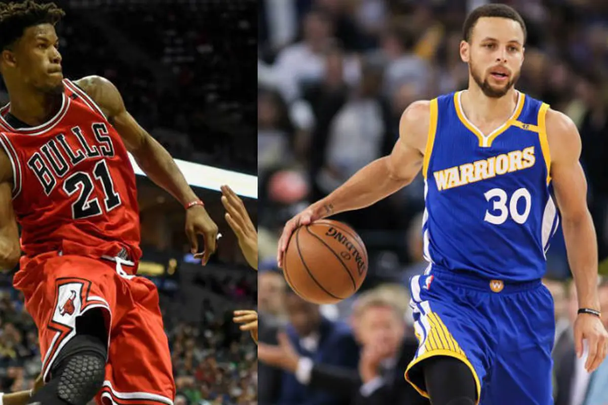 Jimmy Butler dan Stephen Curry