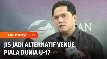Ketum PSSI, Erick Thohir menyatakan, Jakarta International Stadium akan menjadi alternatif venue untuk pertandingan Piala Dunia U-17 2023. Sebagai pengelola, PT Jakpro, mengaku siap jika JIS, terpilih sebagai stadion yang digunakan untuk Piala Dunia ...