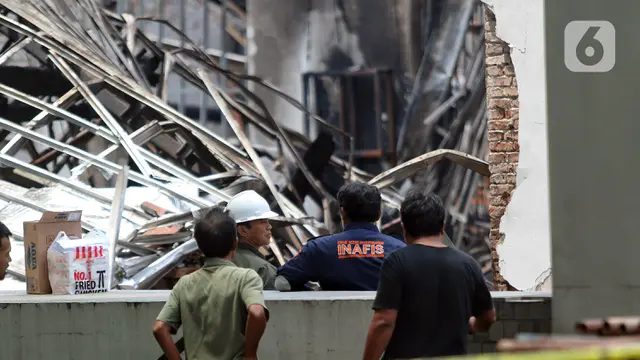Olah TKP Kebakaran Museum Nasional