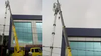 Tak Berizin, Tower Bolt di Bogor Dibongkar