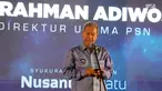 Chief Operation Officer SSL, Paul Estey memberi sambutan pada acara Syukuran Peluncuran Satelit Nusantara Satu di Jakarta, Senin (1/4). Syukuran Satelit Nusantara Satu digelar sebagai wujud rasa syukur atas keberhasilan mengorbit sesuai jadwal di atas Papua. (Liputan6.com/Fery Pradolo)