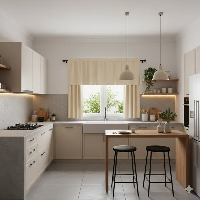 Model Gorden Dapur Minimalis Modern (Foto: Gemini AI)