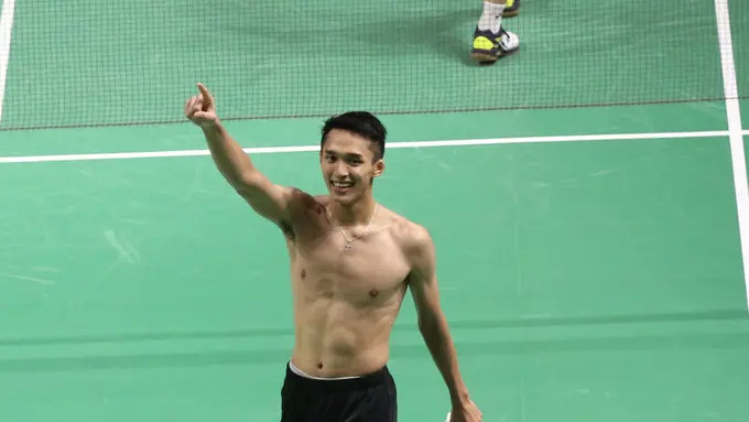 Jonatan Christie Raih Emas Asian Games
