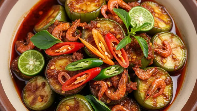 Tumis Terong Bulat Pedas