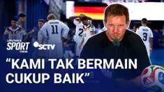 Pelatih Timnas Jerman, Julian Nagelsmann, mengungkapkan kekecewaannya setelah Der Panzer tersingkir dari Piala Dunia 2026 usai kalah dari Paraguay melalui adu penalti. 

Nagelsmann menilai timnya gagal memanfaatkan dominasi permainan menjadi gol, mes...