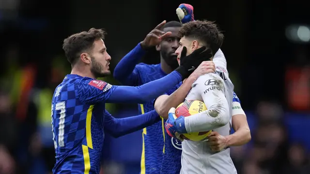 Foto: Penyelamatan Penalti Kepa Arrizabalaga Bawa Chelsea Tumbangkan Plymouth Argyle di Putaran Keempat Piala FA 2021 / 2022