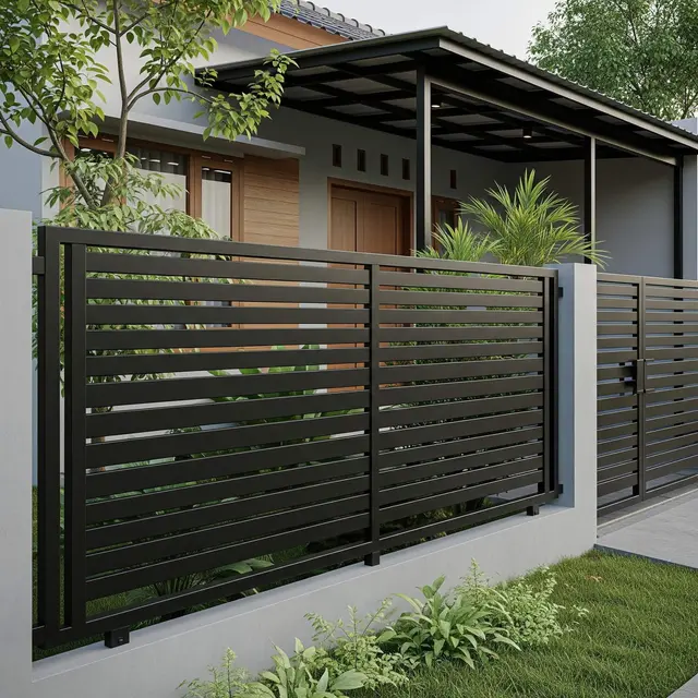 Pagar Baja Ringan untuk Rumah Tipe Kecil