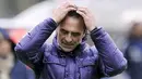 Fiorentina coach Claudio Cesare Prandelli reacts during the Italian serie A football match against Siena at the Artemio Franchi Siena&#039;s Communal Stadium, on March 9 2008. Siena won 1-0. AFP PHOTO/ANDREAS SOLARO