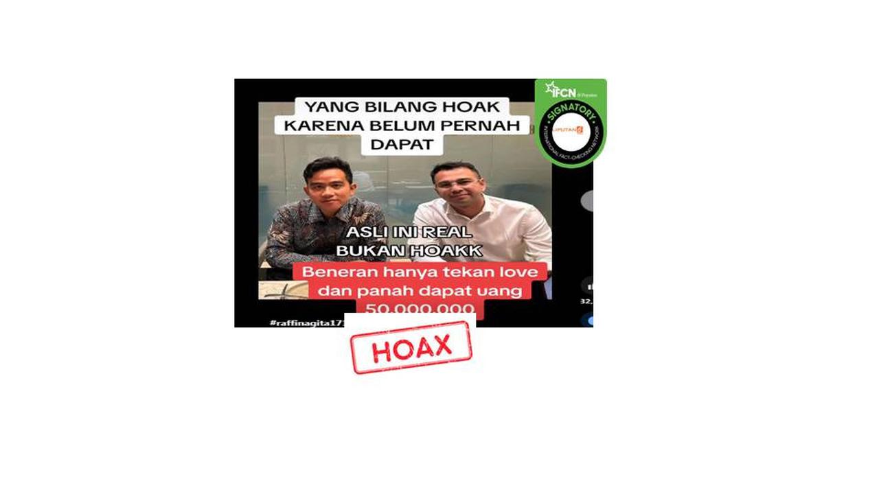 Cek Fakta Raffi Ahmad bagikan uang Rp 50 juta