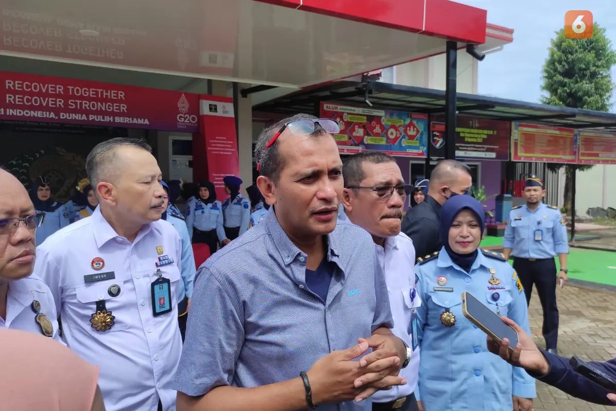 Wamenkumham Edward Omar Sharif Hiariej atau Prof Edi (Liputan6.com/Moch Harun Syah)