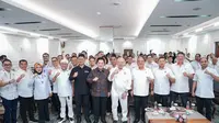 Rapat Kerja Nasional (Rakernas) Muaythai Indonesia digelar di Hotel Bidakara, Jumat (10/4/2026).