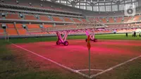 Pemerintah akan merenovasi JIS sesuai dengan standar FIFA agar bisa menjadi salah satu venue penyelenggaraan Piala Dunia U-17 2023. (Liputan6.com/Herman Zakharia)