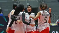 Timnas Voli Putri Indonesia Tutup Fase Grup AVC Women's Volleyball Cup dengan Manis