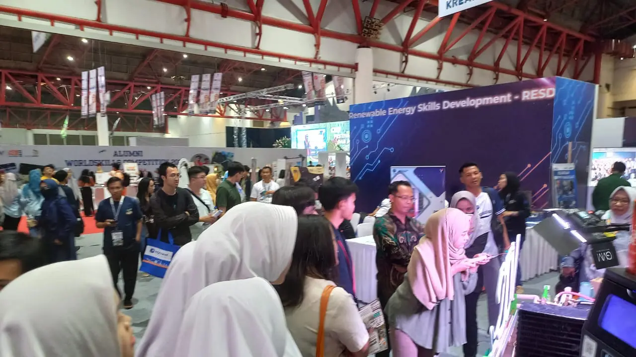 Potret Antusiasme Anak Muda Kunjungi Pameran, Pelatihan dan Produksi Vokasi Kemnaker