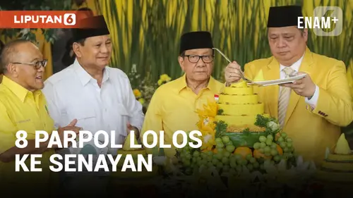 VIDEO: Hanya 8 Parpol yang Lolos ke Senayan Berdasarkan Hasil Quick Count Charta Politik