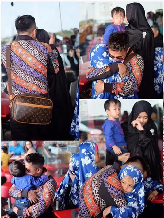 Suasana haru terlihat saat Irfan Hakim berangkat umrah. "Doakan ayah pulang dengan selamat, sehat wal afiat... Bunda.. Titip anak2 yaaa..." tulis presenter ini. Tak lupa ia juga meminta maaf dan memohon doa atas kesalahannya. (Instagram/irfanhakim75)