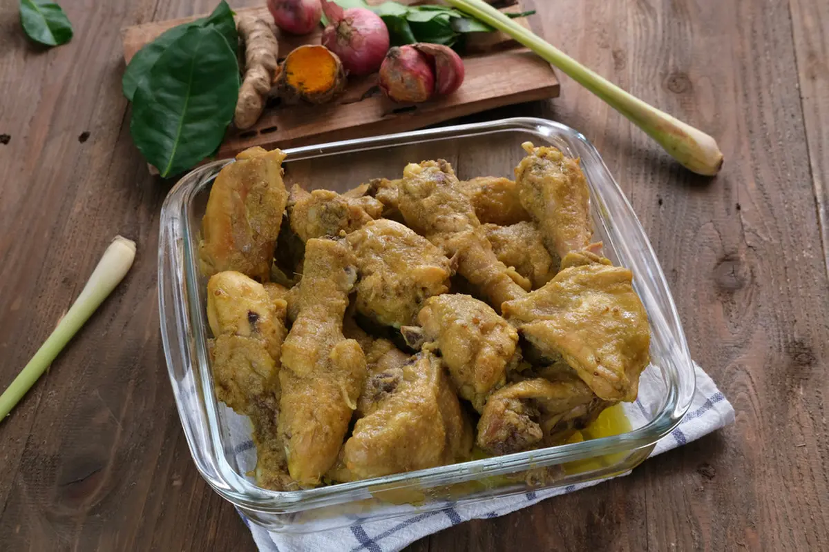 Resep Ayam Ungkep Bumbu Kuning