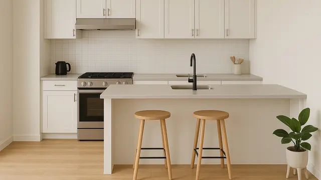 Desain Dapur Open Space untuk Rumah Kecil Minimalis (Foto: ChatGPT)