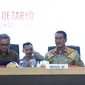 Menteri Pertanian, Andi Amran Sulaiman saat menjadi pembicara utama dalam Dialog Kebangsaan Sekolah Staf dan Pimpinan Lembaga Pendidikan dan Pelatihan Polri (Sespim Lemdiklat) di Gedung Oetaryo, Sespim Lemdiklat Polri, Lembang, Bandung Barat, Jumat, (28/6/2024).